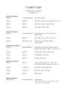 weekly schedule
